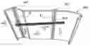 Fig. 01 - Ceiling panel having curtain rail in a transport cabin