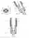 Fig. 07 - Instruments and methods for adjusting separation distance of vertebral bodies with a minimally invasive spinal stabilization procedure