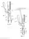 Fig. 13 - Instruments and methods for adjusting separation distance of vertebral bodies with a minimally invasive spinal stabilization procedure