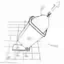 Fig. 01 - Wastebasket With Floor Anchor