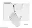 Fig. 09 - Local coordinate frame user interface for multitouch-enabled devices