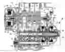 Fig. 01 - Internal combustion engine and supplying oil path structure for hydraulic clutch in internal combustion engine