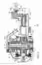 Fig. 16 - Internal combustion engine and supplying oil path structure for hydraulic clutch in internal combustion engine