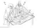 Fig. 01 - Selective hand occlusion over virtual projections onto physical surfaces using skeletal tracking