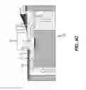 Fig. 16 - Flow through drop dispenser including porous member