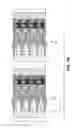 Fig. 19 - Flow through drop dispenser including porous member