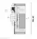 Fig. 25 - Flow through drop dispenser including porous member