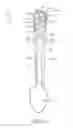 Fig. 02 - Torque limiting disposable agitator for a food mixer
