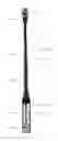 Fig. 01 - Gooseneck condenser microphone
