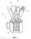 Fig. 02 - Combined kitchen utensil holder