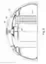 Fig. 10 - Mounting device for suspending a visual barrier of a passenger cabin of a means of transport