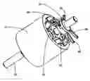 Fig. 01 - Brushed direct current electric motor with salient pole rotor