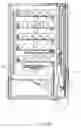 Fig. 22 - Vending machine with elevator delivery of vended product to customer access