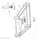 Fig. 02 - ARRANGEMENT FOR HEIGHT ADJUSTMENT PREFERABLY FOR KITCHEN TABLES WITH BASE CABINETS