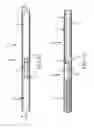 Fig. 08 - Sensor assembly tethered within catheter wall