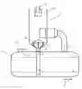 Fig. 01 - Apparatus for separating liquid droplets out of a feed gas stream comprising them with a liquid loading of > 10 L of liquid/mof feed gas