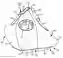 Fig. 01 - Canopy for use with car seat or stroller