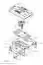 Fig. 07 - Power outlet with jack safety shield device