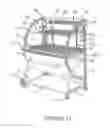 Fig. 10 - Cooking apparatus with downward opening lid