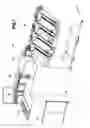 Fig. 02 - Feeding apparatus for flat items processed in a mail sorting machine with pulleys located under transport deck