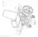 Fig. 06 - Convertible wheelchairs with movable carriages for transferring patients to/from the wheelchairs