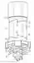 Fig. 01 - Drive mechanism for a medication delivery device and medication delivery device