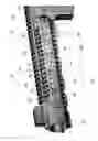 Fig. 02 - Modular rail system and firearm with modular rail system