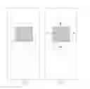 Fig. 04 - VISION PANEL ASSEMBLY MOUNTED IN A TWIN SHEET DOOR OR WINDOW AND METHOD OF INSTALLATION