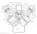 Fig. 01 - Engine including crankcase ventilation system oil drain features