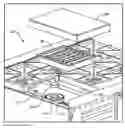 Fig. 01 - Method of converting an open-top gas burner arrangement into an infrared radiant burner arrangement