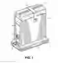 Fig. 02 - Fluid pouch dispensing container, cooler and support