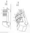 Fig. 02 - Chuck and lock system with extendable brace for preventing falling of flatbed truck loads