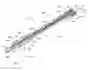 Fig. 01 - Surgical instrument and method of use for inserting an implant between two bones