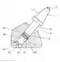 Fig. 01 - Extraction system for a mineral cutter pick