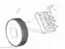 Fig. 01 - Bimaterial elongated insert member for a grinding roll