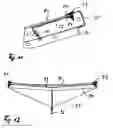 Fig. 08 - Reflector having a tension or pressure element that is adjustable in length and introduces forces into a panel for thermal solar collectors