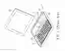 Fig. 02 - Holding device integrated with protective cover and wireless keyboard