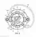 Fig. 10 - Strain relieved lead routing in burr hole plug for deep brain stimulation