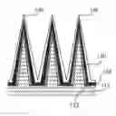 Fig. 01 - Uniformly distributed self-assembled cone-shaped pillars for high efficiency solar cells