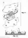 Fig. 08 - Absorbent article including an absorbent core layer having a material free zone and a transfer layer arranged below the absorbent core layer