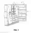 Fig. 02 - Ice making, transferring, storing and dispensing system for a refrigerator