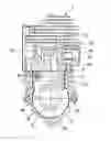 Fig. 01 - Scavenging passage structure for two-stroke engine