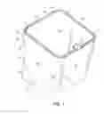 Fig. 02 - CONTAINER WITH LIVING HINGE BAG RETAINER
