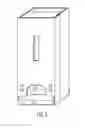 Fig. 09 - Invertible Dispenser for  Pizza Boxes of Multiple Sizes