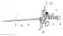 Fig. 01 - WORKING INSERT FOR AN ENDOSCOPIC HOLLOW SHANK INSTRUMENT