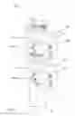 Fig. 05 - Fluid management device having rotating carousel with container holders for vertically positioning a container during automated spiking and injection into patient