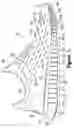 Fig. 02 - Article of footwear with a stretchable upper and an articulated sole structure