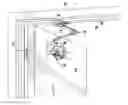 Fig. 01 - Door hold open arm assembly