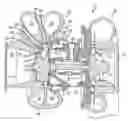 Fig. 01 - Nozzled turbocharger turbine and associated engine and method