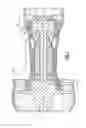 Fig. 02 - Gas turbine engine staged fuel injection using adjacent bluff body and swirler fuel injectors